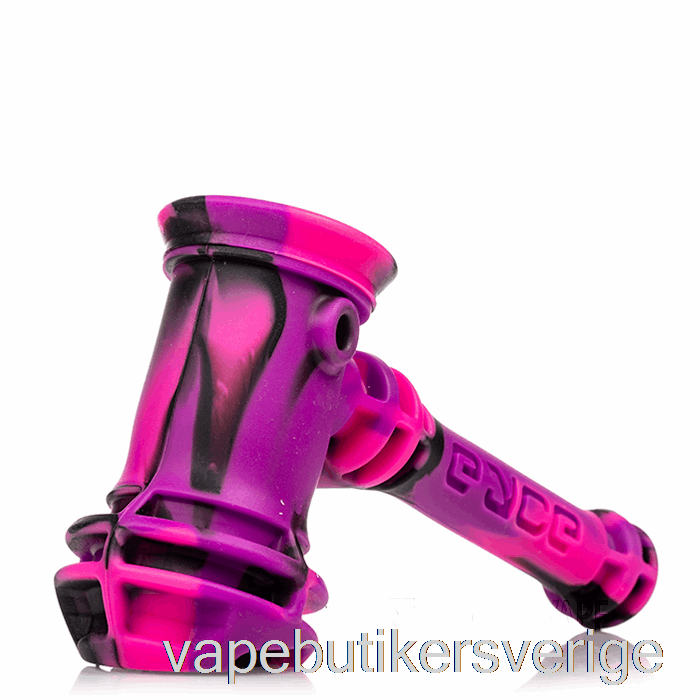 Vape Sverige Eyce Hammer Silikon Bubbler Bangin (svart / Rosa / Lila)